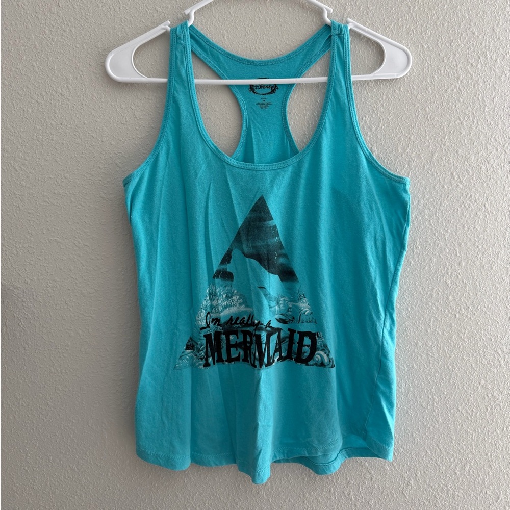 Disney Turquoise Mermaid Tank Top
